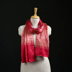 Kutch Printed Mashru Silk Stole 09