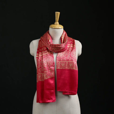 Kutch Printed Mashru Silk Stole 10