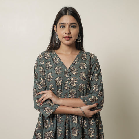 kalamkari printed kurta