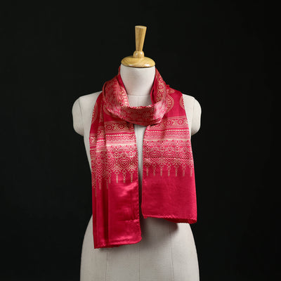 Kutch Printed Mashru Silk Stole 11