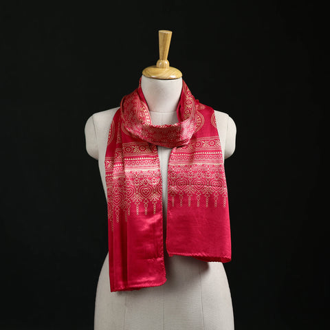 Kutch Printed Mashru Silk Stole 11