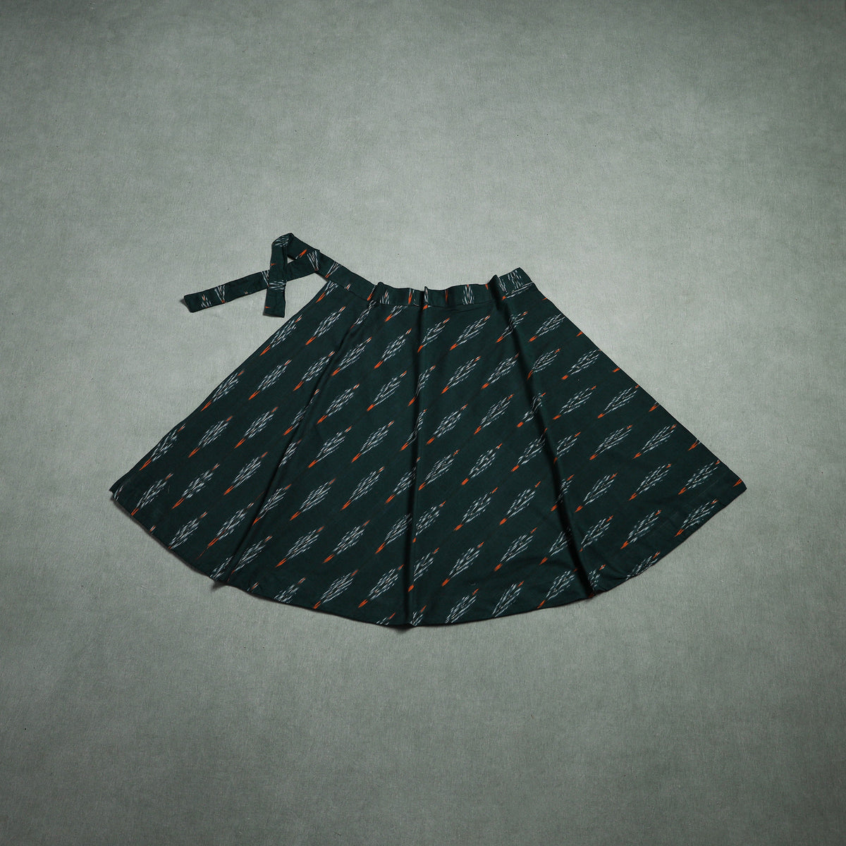 Pochampally Ikat Cotton Wrap Around Skirt 61