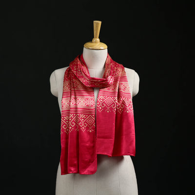 Kutch Printed Mashru Silk Stole 12