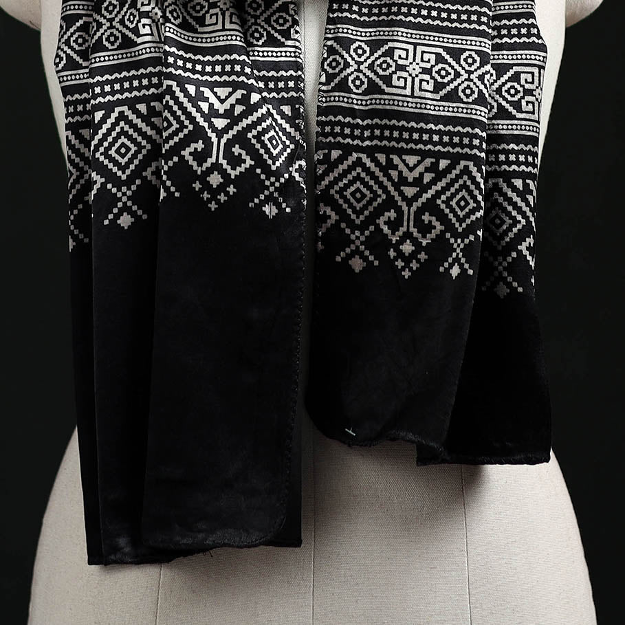 Kutch Printed Mashru Silk Stole 13