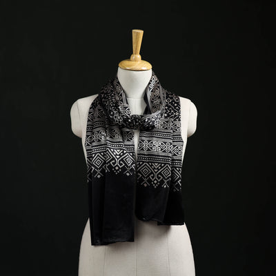 Kutch Printed Mashru Silk Stole 13