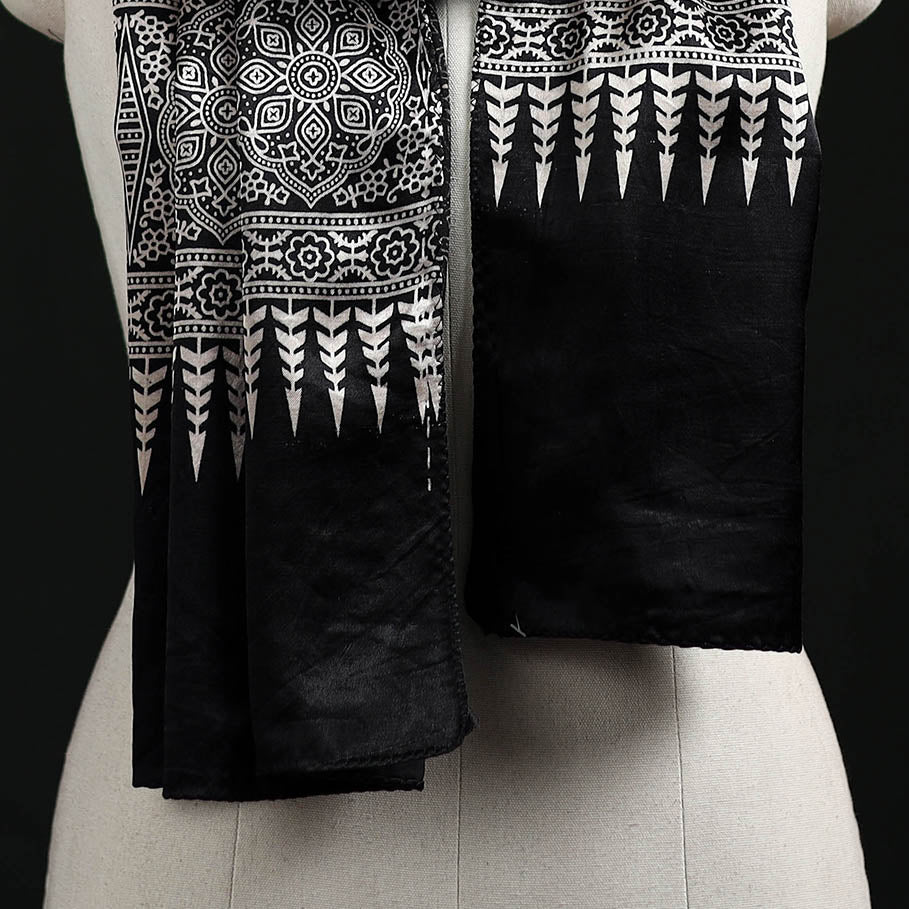 Kutch Printed Mashru Silk Stole 15