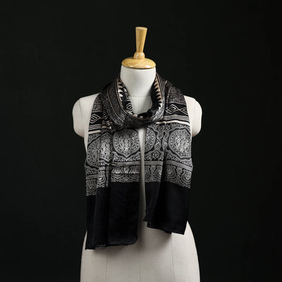 Kutch Printed Mashru Silk Stole 14