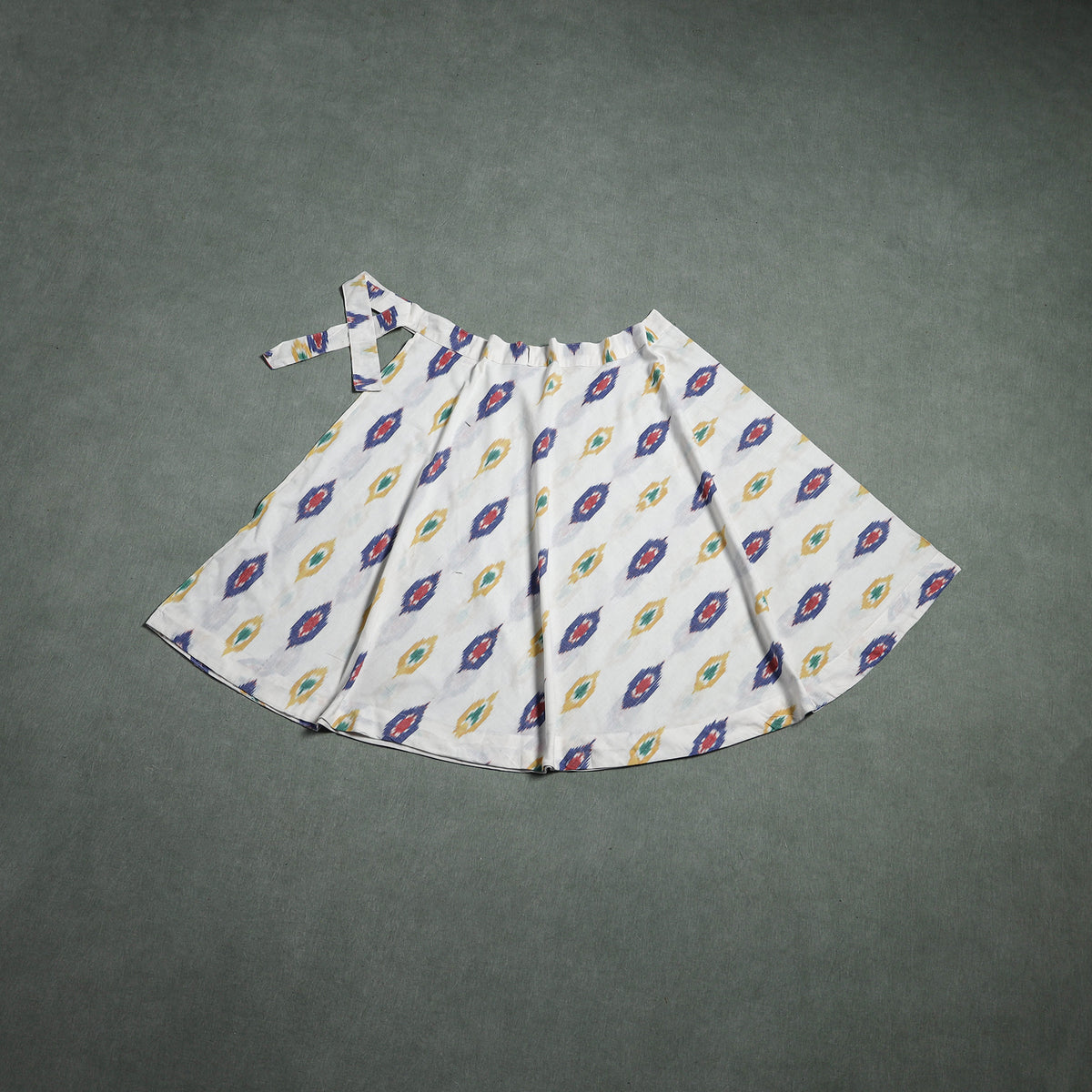 Pochampally Ikat Cotton Wrap Around Skirt 64