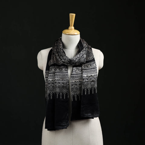 Kutch Printed Mashru Silk Stole 16