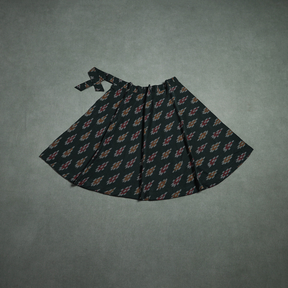 Pochampally Ikat Cotton Wrap Around Skirt 65