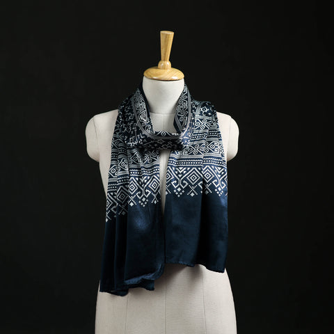 Kutch Printed Mashru Silk Stole 17