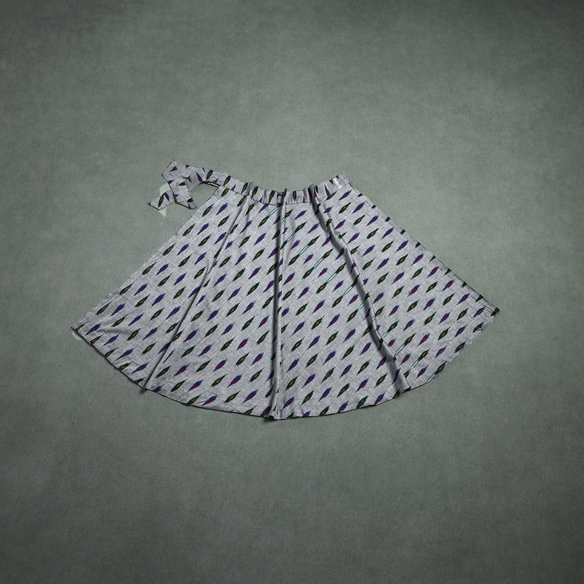 Pochampally Ikat Cotton Wrap Around Skirt 66