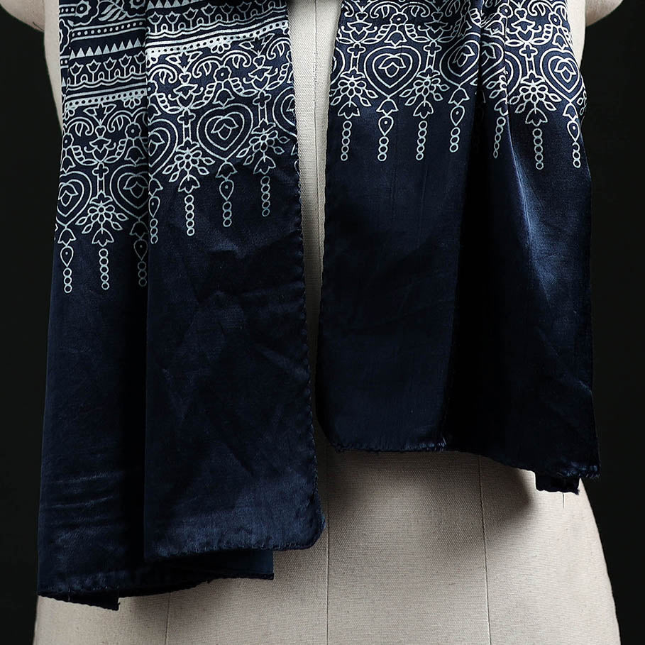 Kutch Printed Mashru Silk Stole 20