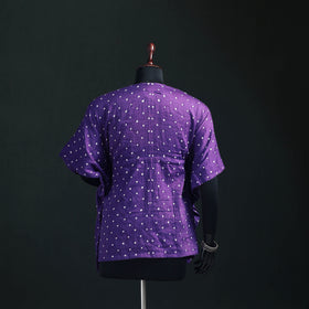 Bandhani Tie-Dye Cotton Kaftan (Short) 14
