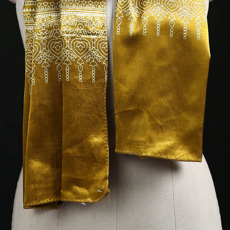 Kutch Printed Mashru Silk Stole 21