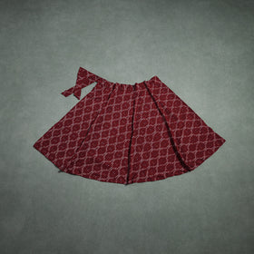 Pochampally Ikat Cotton Wrap Around Skirt 68