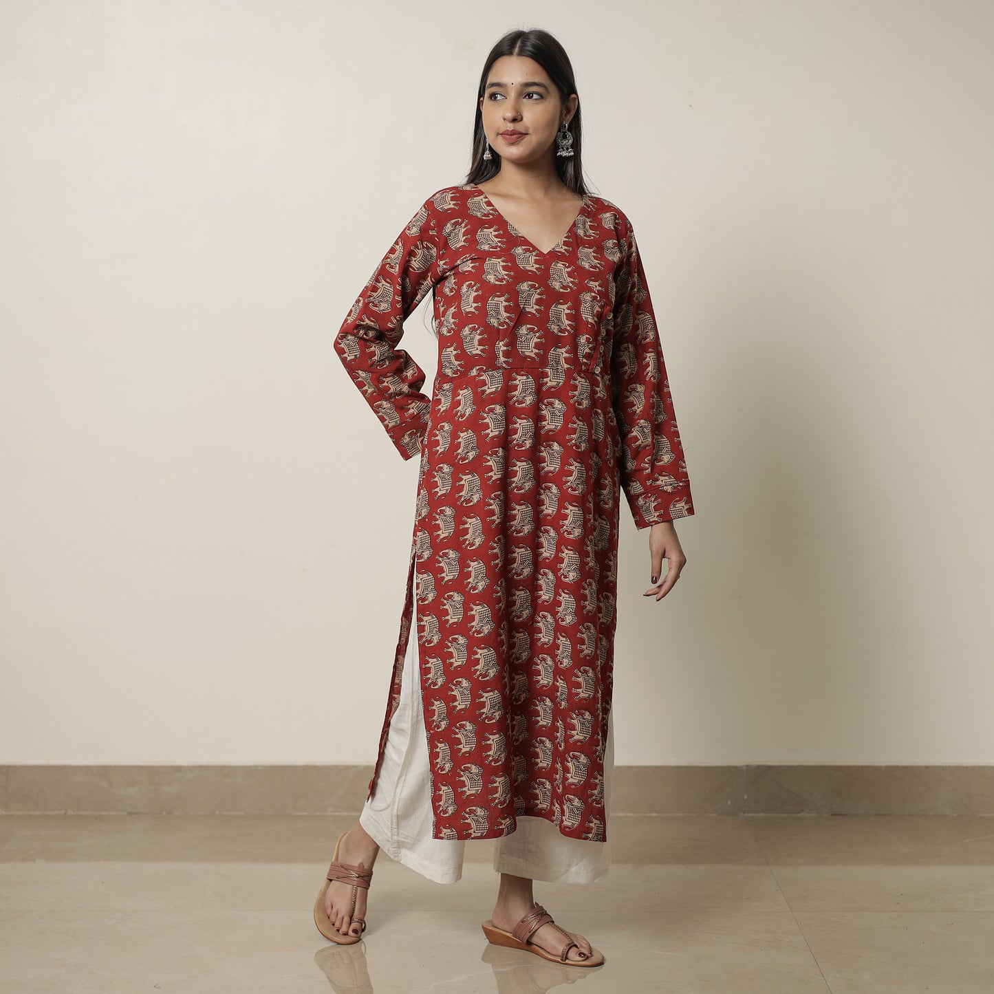 kalamkari printed kurta