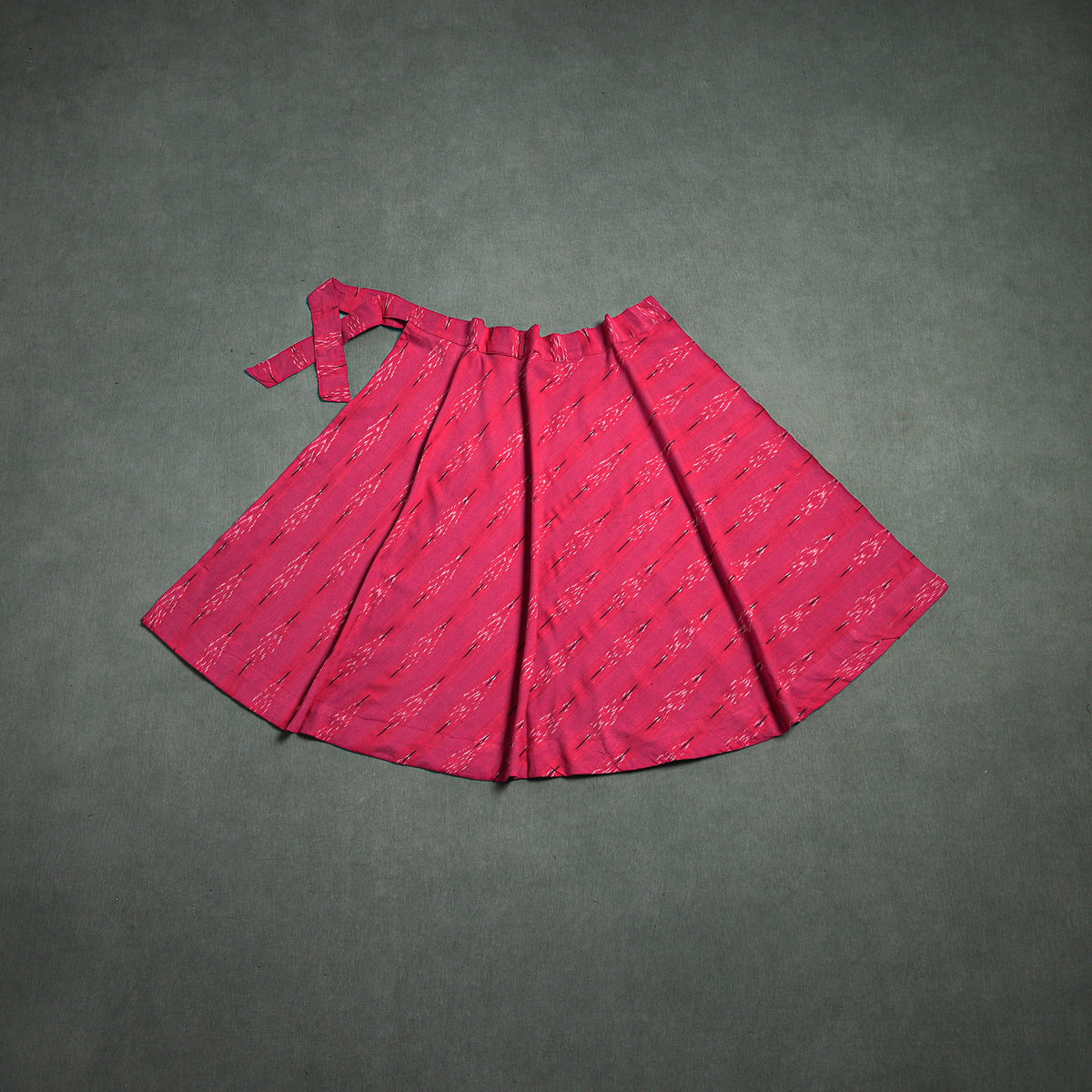 Pochampally Ikat Cotton Wrap Around Skirt 69