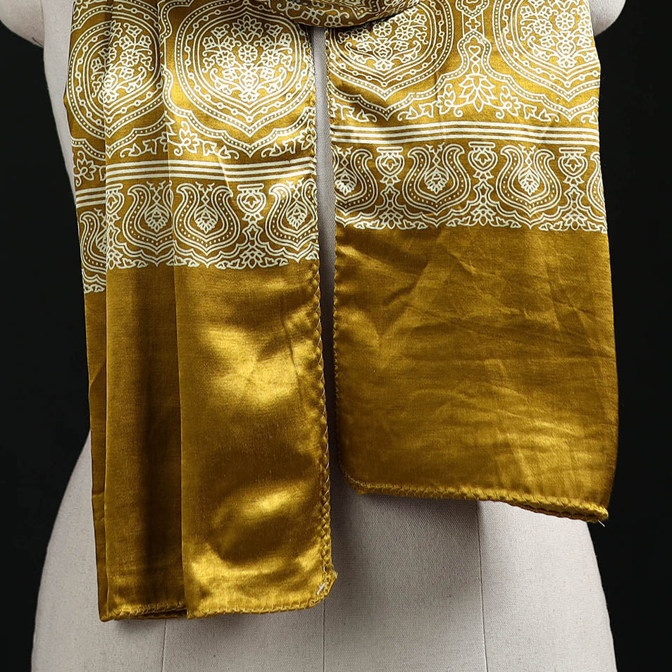 Kutch Printed Mashru Silk Stole 23