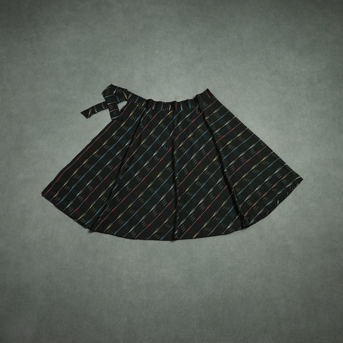 Pochampally Ikat Cotton Wrap Around Skirt 70