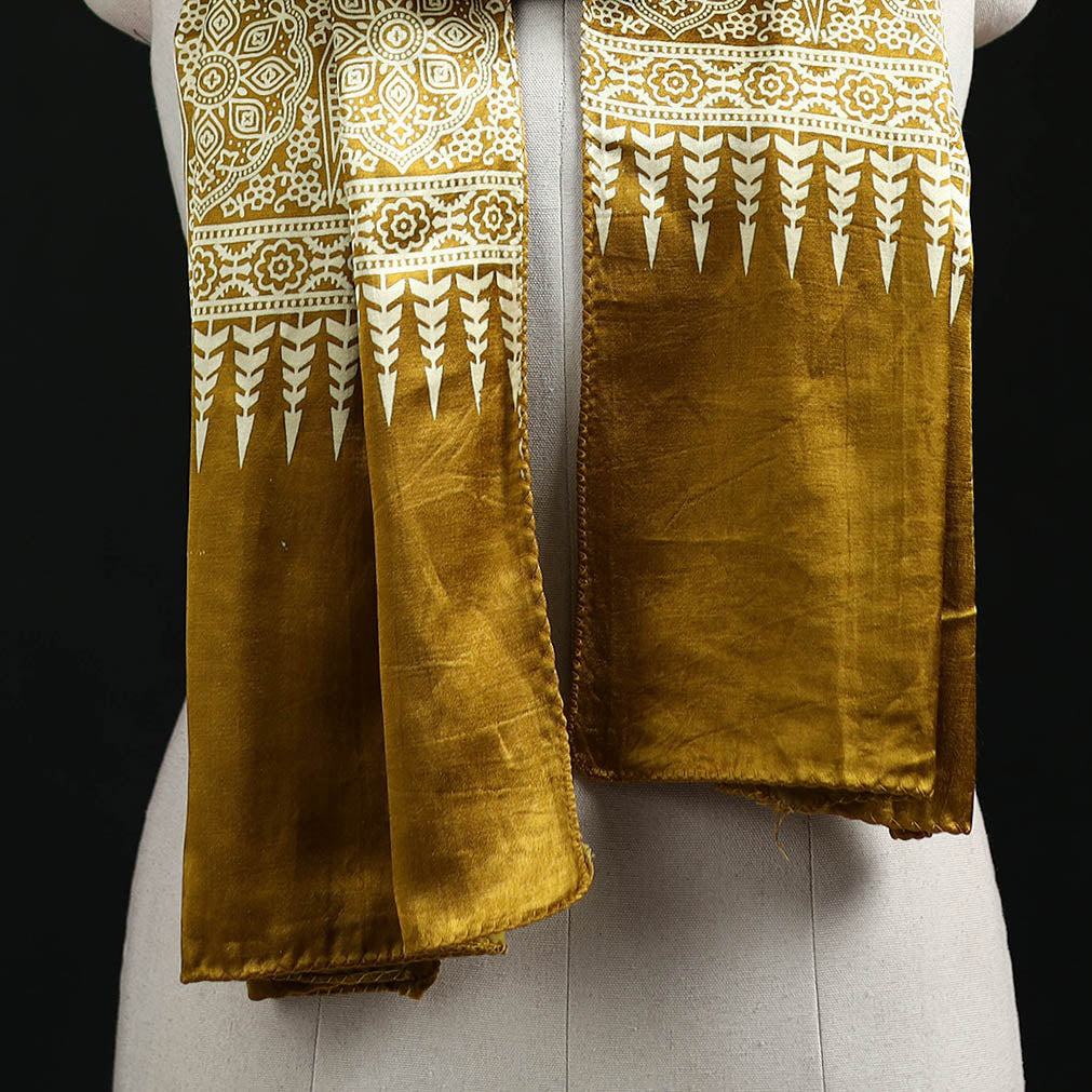 Kutch Printed Mashru Silk Stole 24