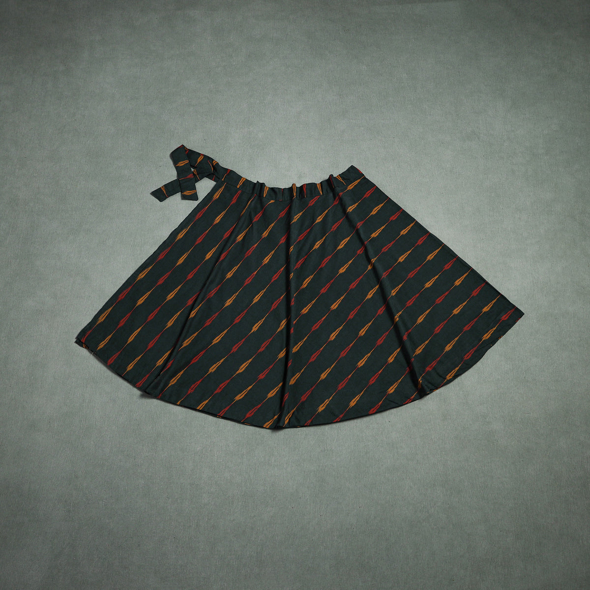 Pochampally Ikat Cotton Wrap Around Skirt 71