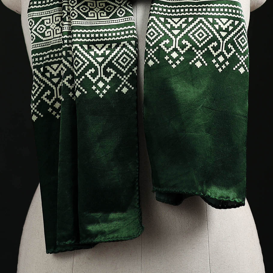 Kutch Printed Mashru Silk Stole 25
