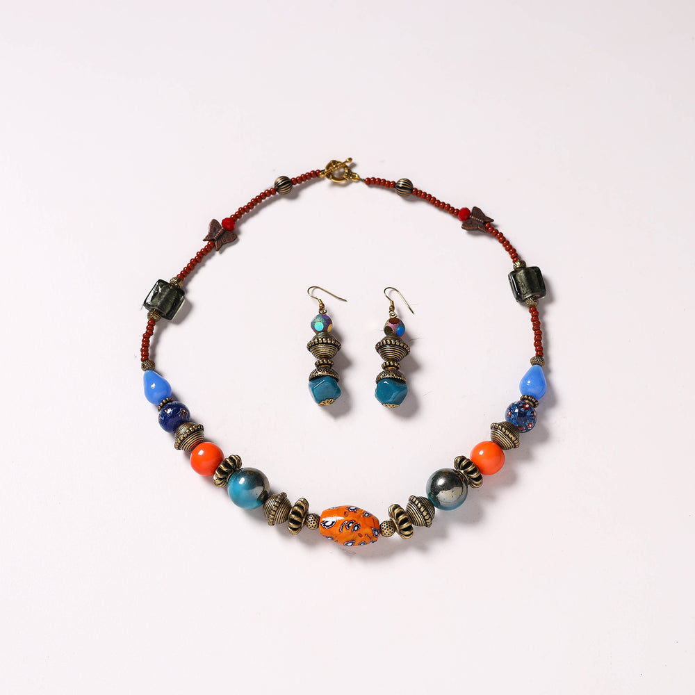 Handmade Beaded Necklace Set 218