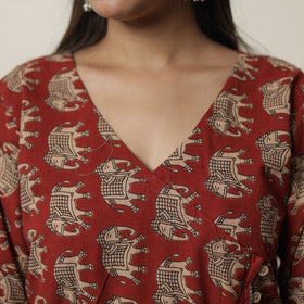 kalamkari printed kurta