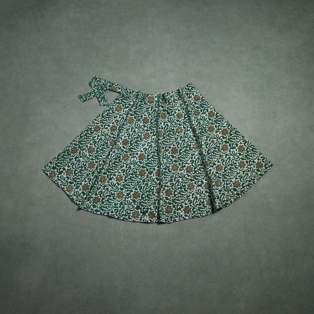 Batik Print Cotton Wrap Around Skirt 91