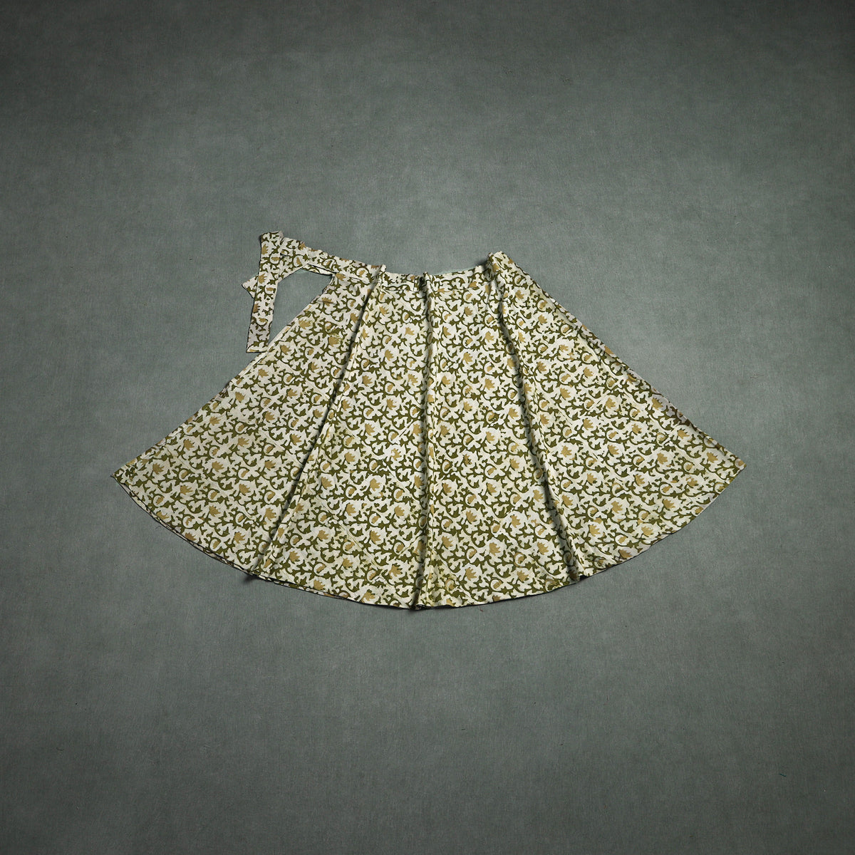 Batik Print Cotton Wrap Around Skirt 90