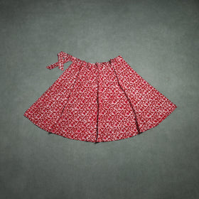 Batik Print Cotton Wrap Around Skirt 89