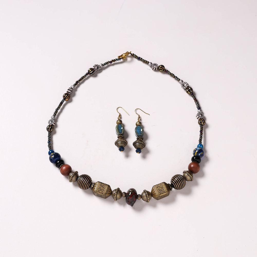 Handmade Beaded Necklace Set 223