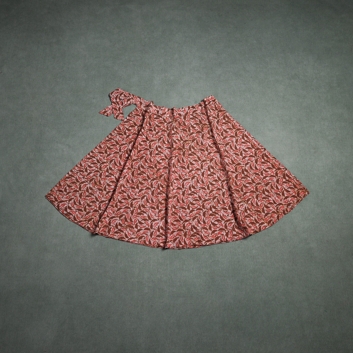 Batik Print Cotton Wrap Around Skirt 88