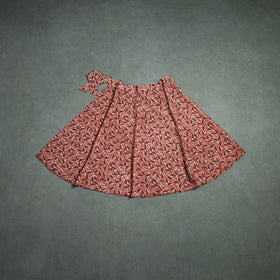 Batik Print Cotton Wrap Around Skirt 88