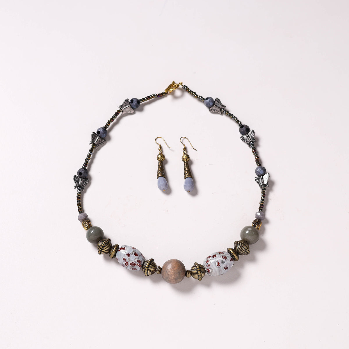 Handmade Beaded Necklace Set 224