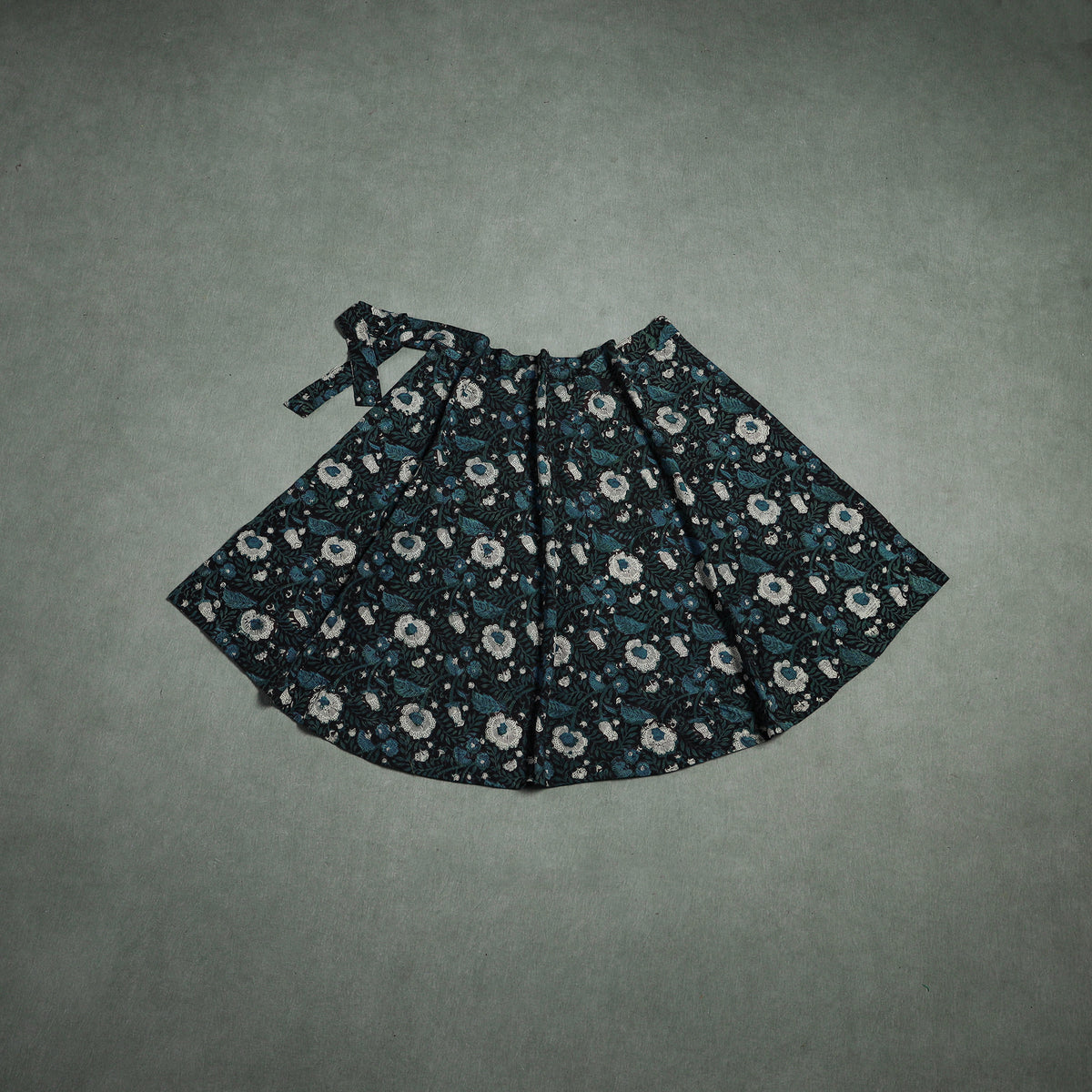 Bagru Hand Block Print Cotton Wrap Around Skirt 87