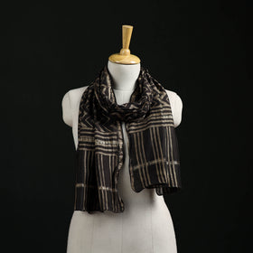 Akola Hand Block Print Chanderi Silk Handloom Stole 02
