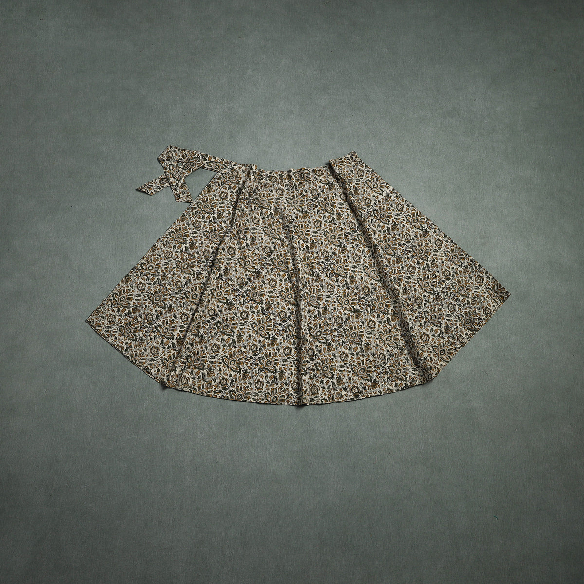 Bagru Hand Block Print Cotton Wrap Around Skirt 86