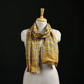 Akola Hand Block Print Chanderi Silk Handloom Stole 05