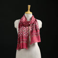 Akola Hand Block Print Chanderi Silk Handloom Stole 06