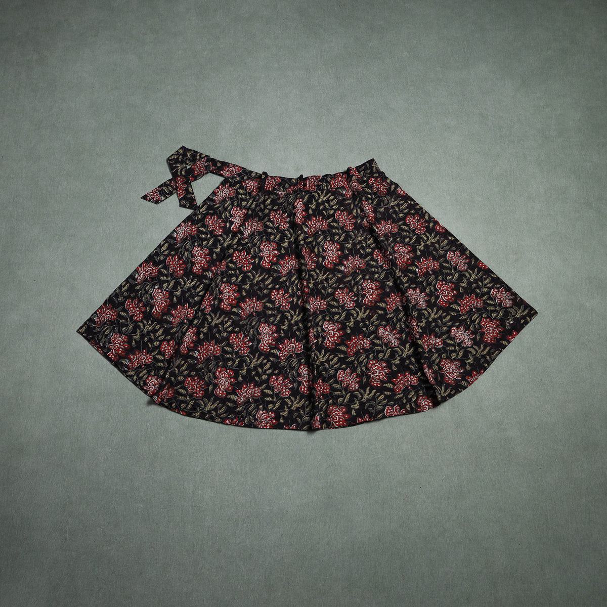Bagru Hand Block Print Cotton Wrap Around Skirt 82