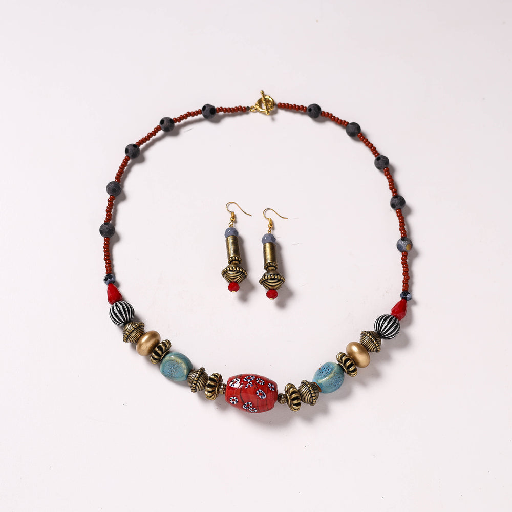 Handmade Beaded Necklace Set 230