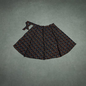 Bagru Hand Block Print Cotton Wrap Around Skirt 81
