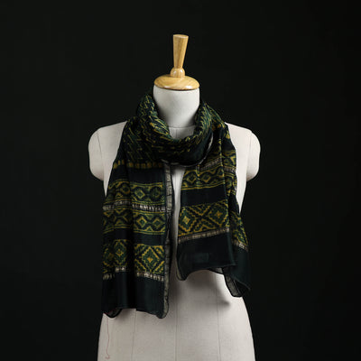 Akola Hand Block Print Chanderi Silk Handloom Stole 07
