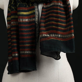 Akola Hand Block Print Chanderi Silk Handloom Stole 10