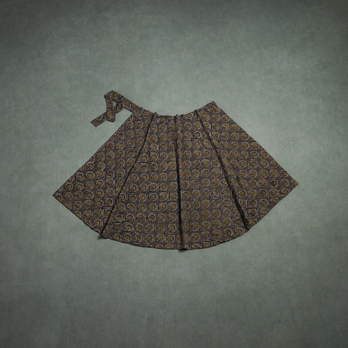 Bagru Hand Block Print Cotton Wrap Around Skirt 80
