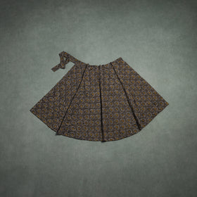 Bagru Hand Block Print Cotton Wrap Around Skirt 80