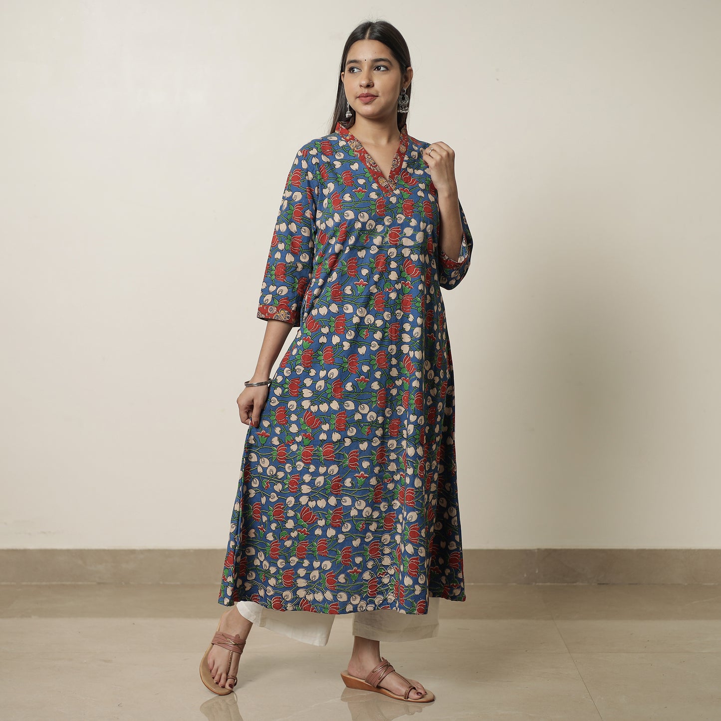 kalamkari printed kurta