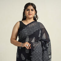 Batik Print Saree